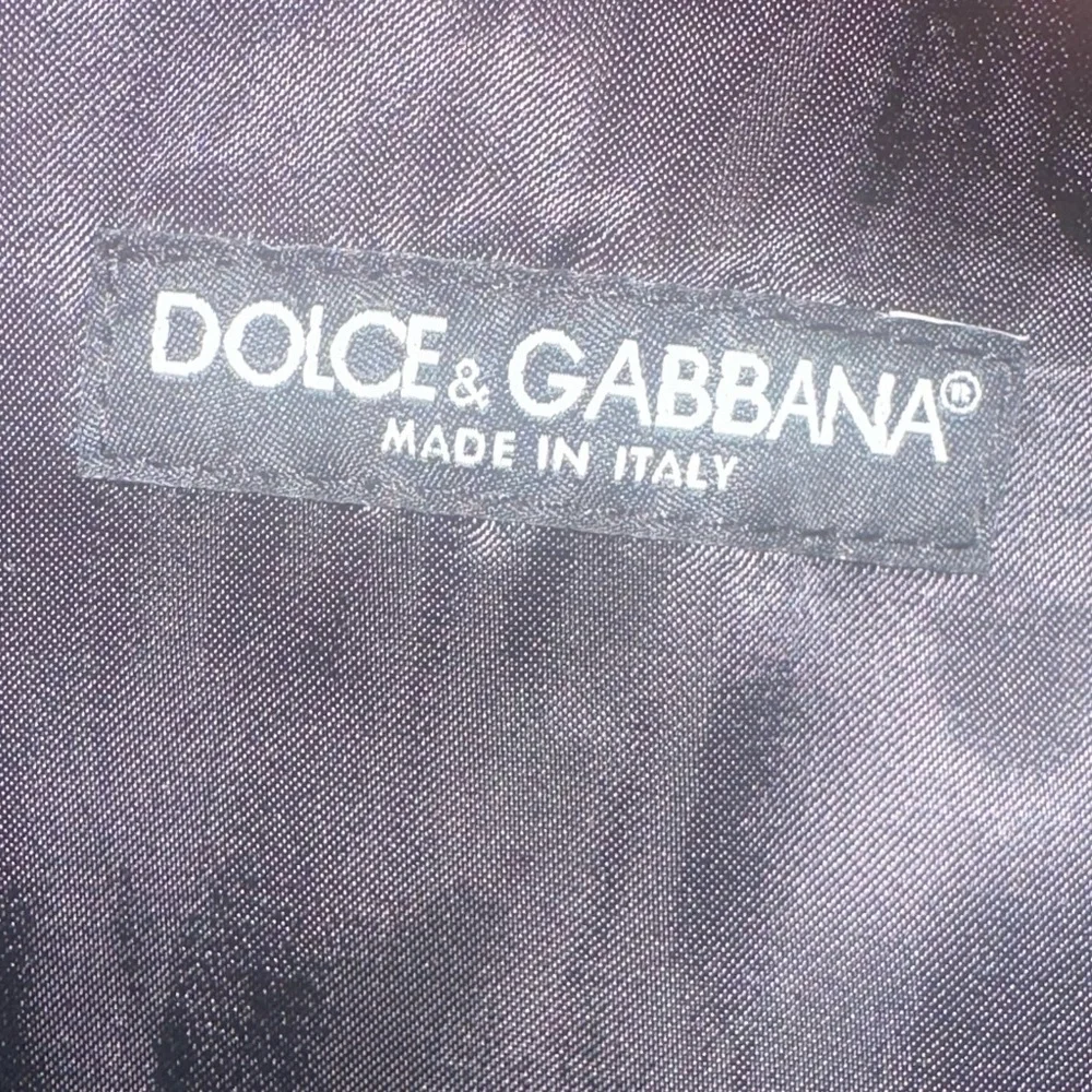 Dolce & Gabbana Mainline Gray/Black Denim Vest Italy Size 48-US Sm/Med Like New!